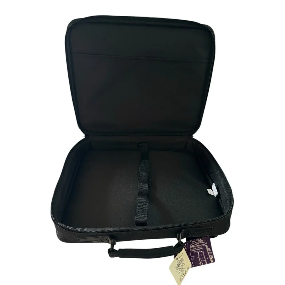 Targus 15.4” Laptop Briefcase TVR300-91 Black Business Bag NWT Strap